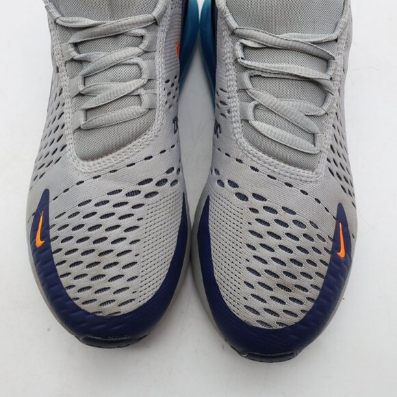Nike Air Max 270 GS Wolf Grey Photo Blue Sneakers Youth 6.5 Women’s 8 943345-015 - Picture 10 of 10